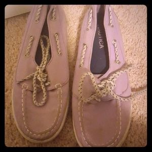 Cute purple flat shoes